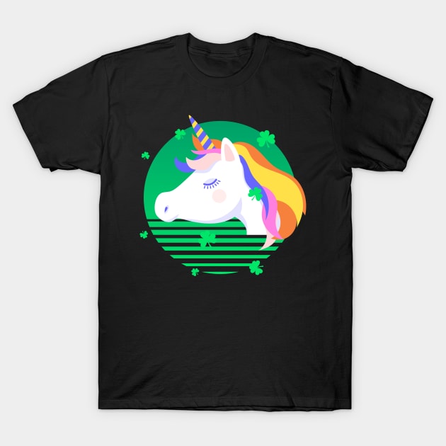 Unicorn St Patrick's Day T-Shirt by razlanisme